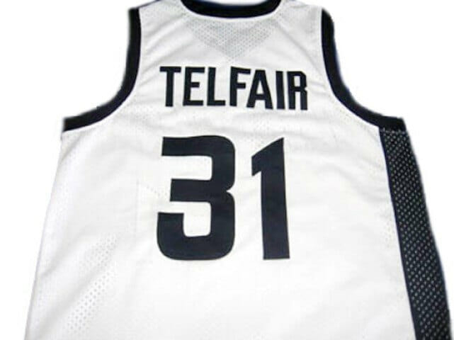 Sebastian Telfair #31 Lincoln High School Basketball Jersey White