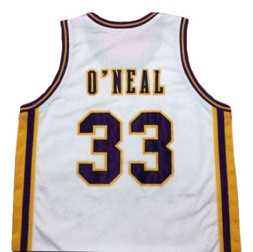 Shaquille O'Neal #33 College Basketball Jersey White