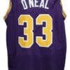 Shaquille O'Neal #33 Custom College Basketball Jersey Purple