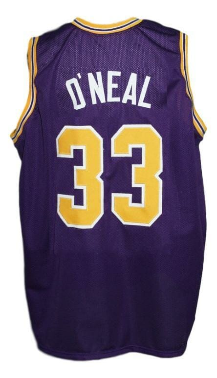 Shaquille O'Neal #33 Custom College Basketball Jersey Purple