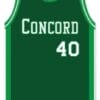Shawn Kemp Concord High School Basketball Jersey Sewn Green