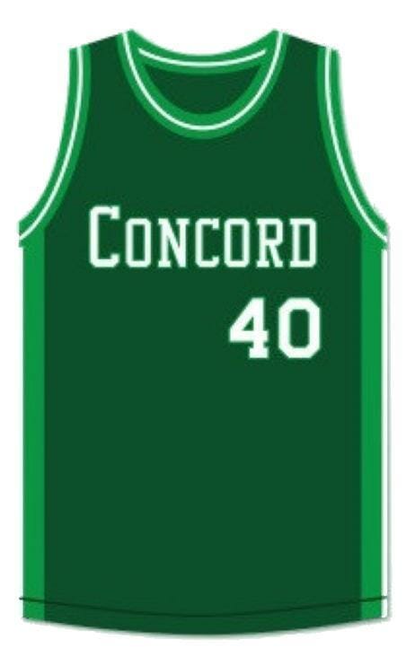 Shawn Kemp Concord High School Basketball Jersey Sewn Green