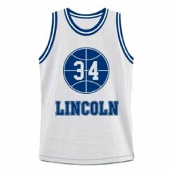Shuttlesworth #34 Lincoln High School Ray Allen Basketball Jersey White