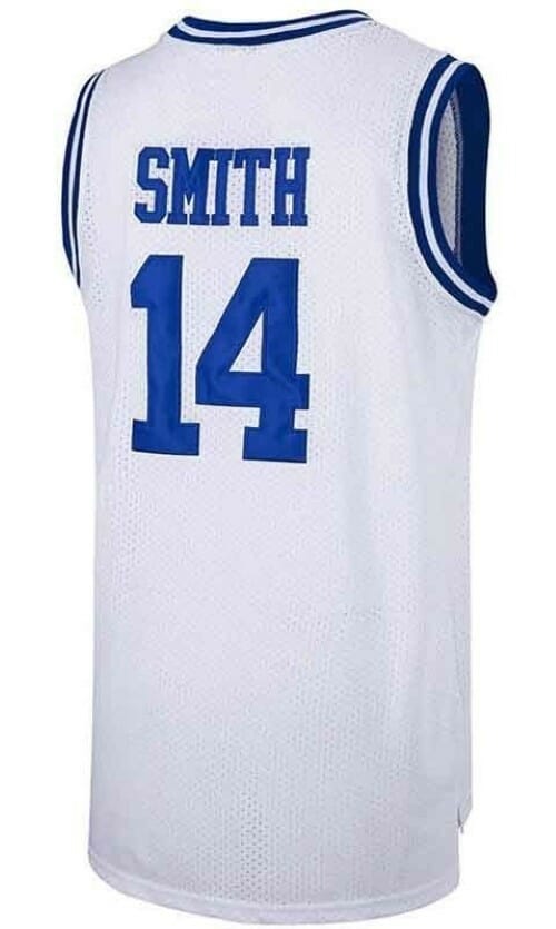Smith #14 Bel-Air Academy Basketball Jersey Sewn White