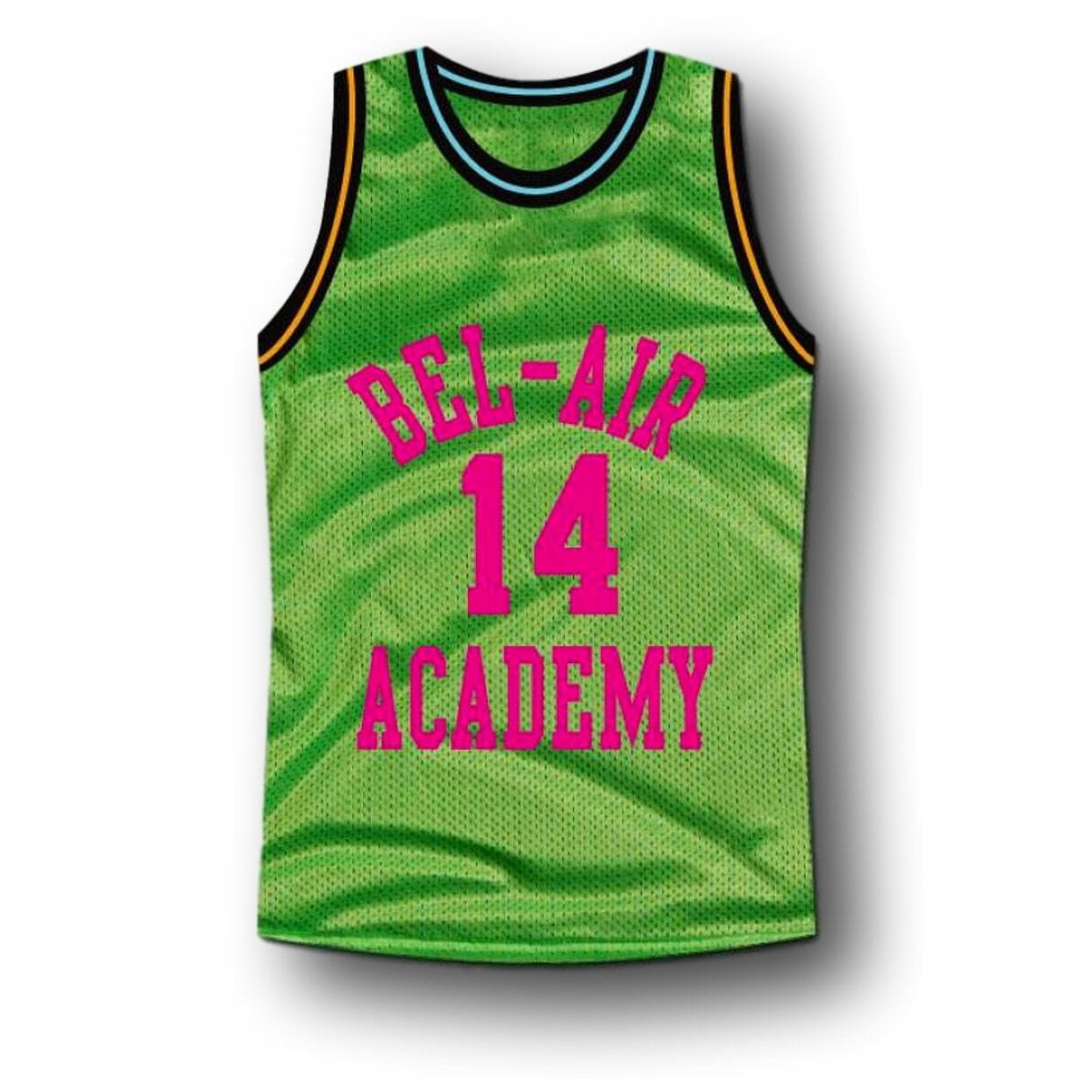 Smith #14 Bel-Air Academy Basketball Jersey Green