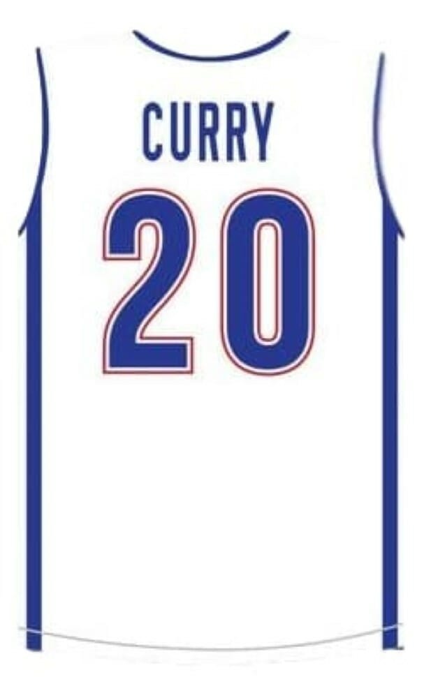 Stephen Curry #20 Knights High School New Basketball Jersey White