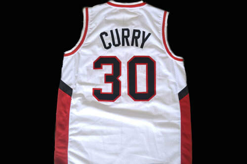 Stephen Curry #30 Davidson College Wildcats Basketball Jersey White