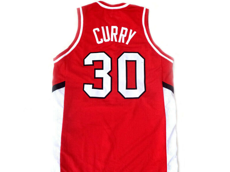 Stephen Curry #30 Davidson College Wildcats New Basketball Jersey Red