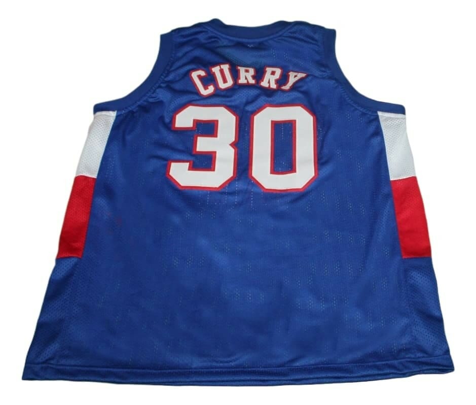 Stephen Curry #30 Knights High School New Basketball Jersey Blue