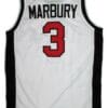 Stephon Marbury Lincoln High School Basketball Jersey Sewn White