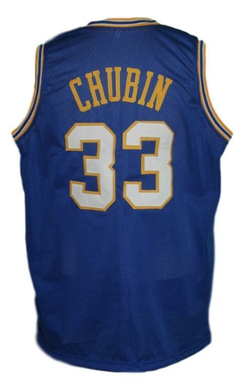 Steve Chubin #33 Indiana Aba Basketball Jersey Sewn Blue