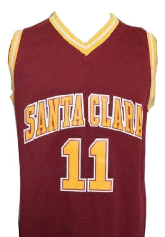 Steve Nash #11 College Basketball Jersey Sewn Maroon