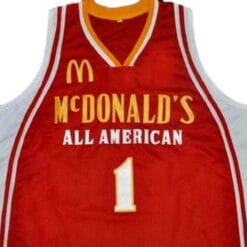 Tyreke Evans McDonald's All American Basketball Jersey Sewn Red