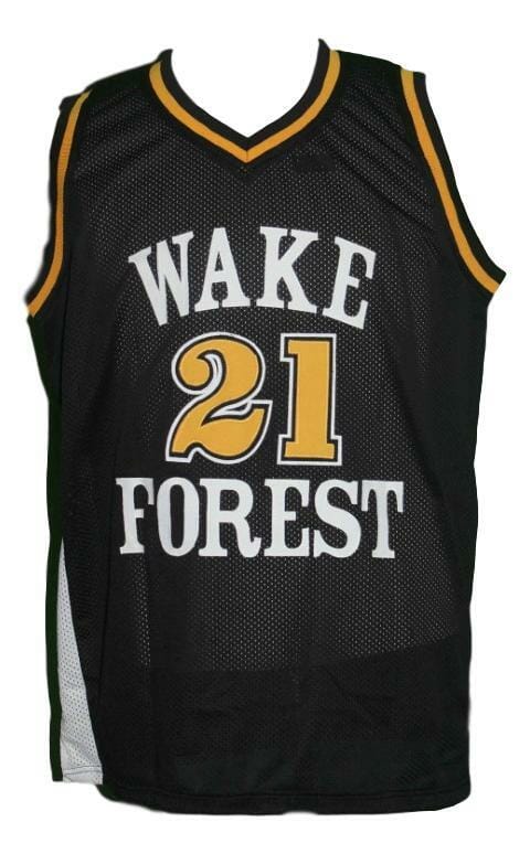 Tim Duncan #21 College Basketball Jersey Sewn Black