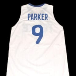 Tony Parker #9 Team France Basketball Jersey White