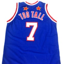 Too Tall #7 Harlem Globetrotters Basketball Jersey Blue