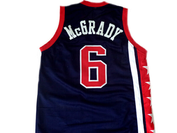 Tracy McGrady #6 Team USA New Basketball Jersey Navy Blue