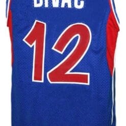 Vlade Divac Jugoslavija Yugoslavia Basketball Jersey New Sewn Blue
