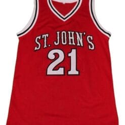 Walter Berry St John's Basketball Jersey Sewn Red
