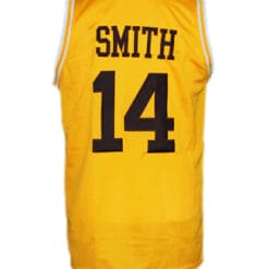 Will Smith #14 The Fresh Prince Of Bel-Air Basketball Jersey Yellow