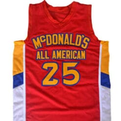 Derrick Rose #25 Basketball Jersey Red