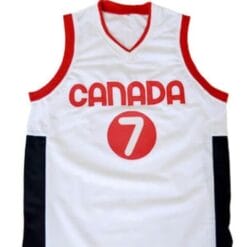 Steve Nash #7 Team Canada Basketball Jersey White
