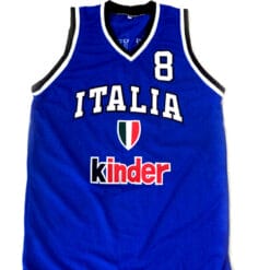 Danilo Gallinari #8 Italia New Basketball Jersey Blue