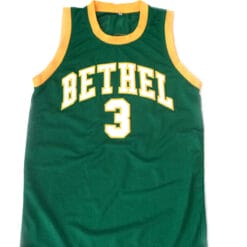 Allen Iverson #3 Bethel High School Basketball Jersey Green
