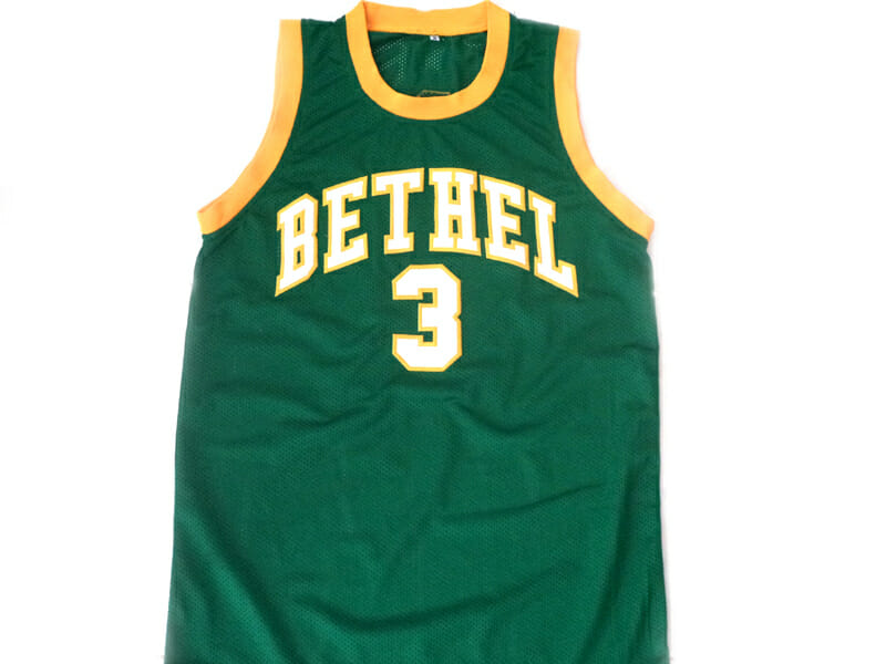 Allen Iverson #3 Bethel High School Basketball Jersey Green