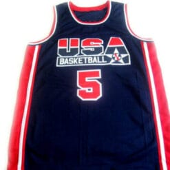 David Robinson #5 Team USA Basketball Jersey Navy Blue