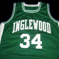 Paul Pierce #34 Inglewood High School New Basketball Jersey Green