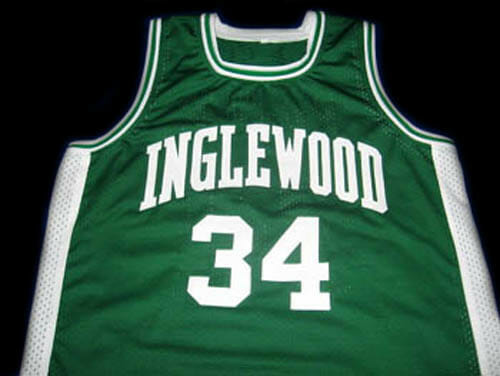 Paul Pierce #34 Inglewood High School New Basketball Jersey Green