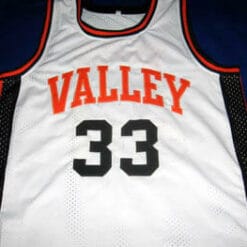 Larry Bird #33 Valley High School Basketball Jersey White