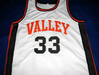 Larry Bird #33 Valley High School Basketball Jersey White