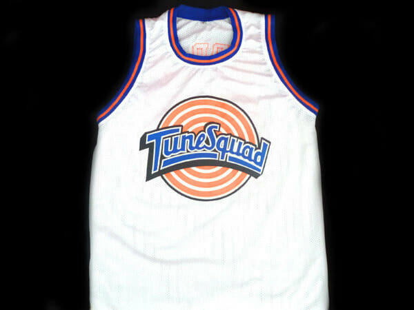 Bugs Bunny #1 Tune Squad Space Jam Movie Basketball Jersey White