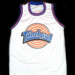 Foghorn Leghorn #33 Tune Squad Space Jam Basketball Jersey White