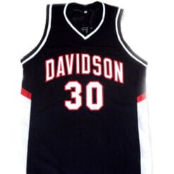 Stephen Curry #30 Davidson College Wildcats New Basketball Jersey Black