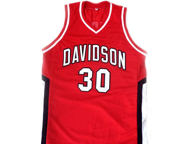 Stephen Curry #30 Davidson College Wildcats New Basketball Jersey Red