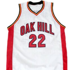 Carmelo Anthony #22 Oak Hill High School Basketball Jersey White