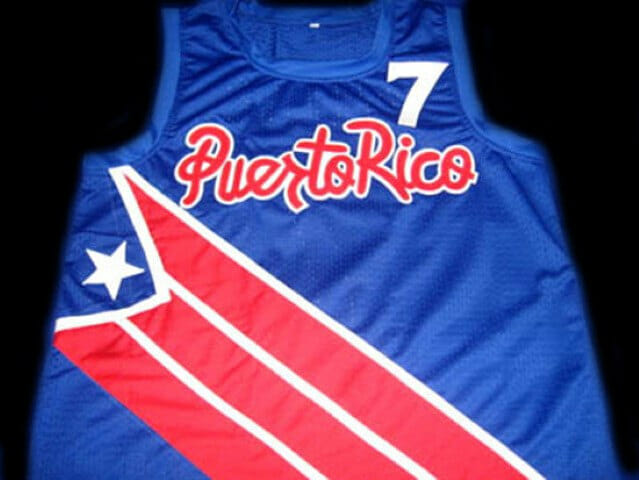 Carlos Arroyo #7 Puerto Rico Basketball Jersey Blue