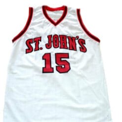Ron Artest #15 St John's University Basketball Jersey White