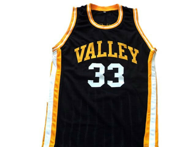 Larry Bird #33 Valley High School Basketball Jersey Black