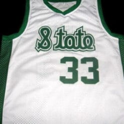 Magic Johnson #33 Michigan State Basketball Jersey White