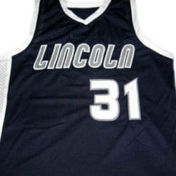 Sebastian Telfair #31 Lincoln High School Basketball Jersey Navy Blue