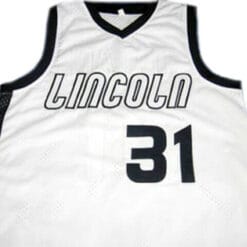 Sebastian Telfair #31 Lincoln High School Basketball Jersey White