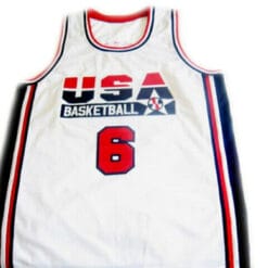 Patrick Ewing #6 Team Usa Basketball Jersey White