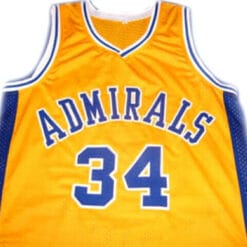 Kevin Garnett #34 Admirals High School Basketball Jersey Yellow