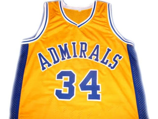 Kevin Garnett #34 Admirals High School Basketball Jersey Yellow