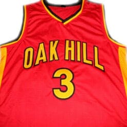 Brandon Jennings #3 Oak Hill High School Basketball Jersey Red