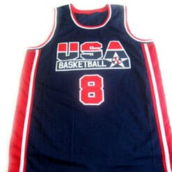 Scottie Pippen #8 Team USA Basketball Jersey Navy Blue
